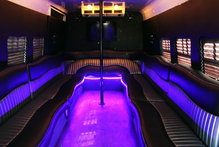 galveston limousine bus amenities