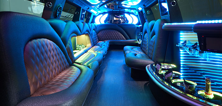 neon limo party atmosphere