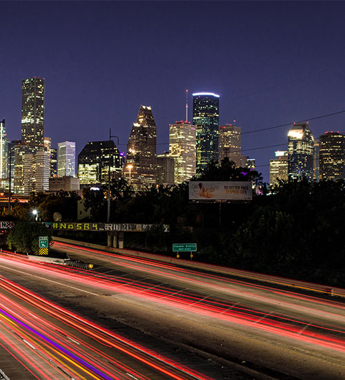 houston night view