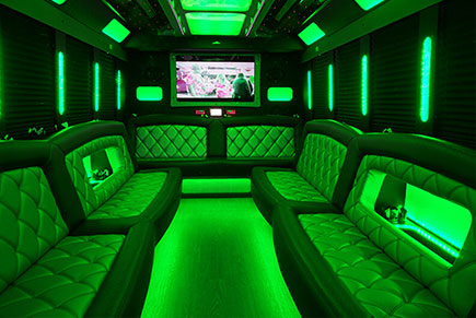 galveston limousine bus interior